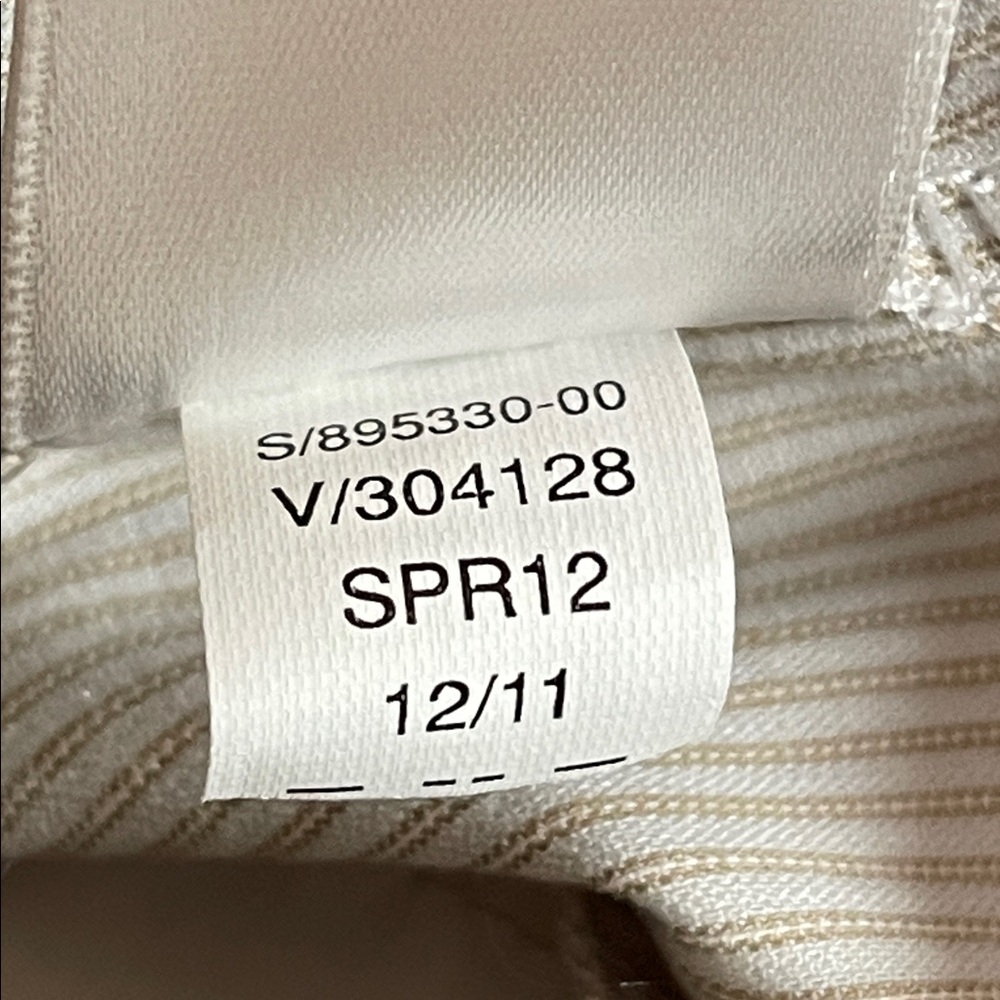 BANANA REPUBLIC Martin Fit With Stripes Trousers Front Pockets Size 2 NEW - Picture 10 of 10